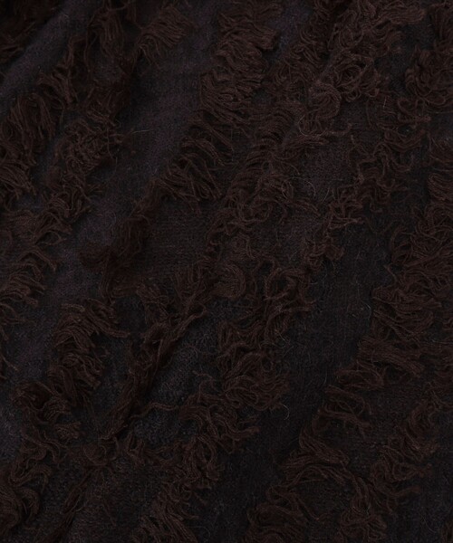 NOLLEY’S(ノーリーズ)の「フリンジストール(ストール/ショール・レディース・ホワイト/ダークブラウン/ライトグレー・FREE)」の10枚目の写真