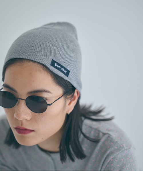 SEA（シー）の「Seavalley ニットキャップ（ニットキャップ/ビーニー・レディース・グレー/チャコールグレー/ブラック/ネイビー・ONE SIZE）」の4枚目の写真