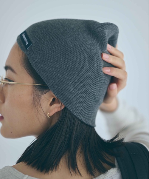 SEA（シー）の「Seavalley ニットキャップ（ニットキャップ/ビーニー・レディース・グレー/チャコールグレー/ブラック/ネイビー・ONE SIZE）」の3枚目の写真