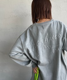 Manhattan Portage | [MANHATTAN PORTAGE/マンハッタンポーテージ] 別注 手書き風バックプリント ロングスリーブTシャツ(Tシャツ/カットソー)