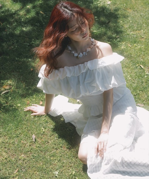 AND COUTURE（アンドクチュール）の「レースティアードスカート（スカート・レディース・ホワイト系その他/ブラック系その他・SMALL/MEDIUM）」の9枚目の写真