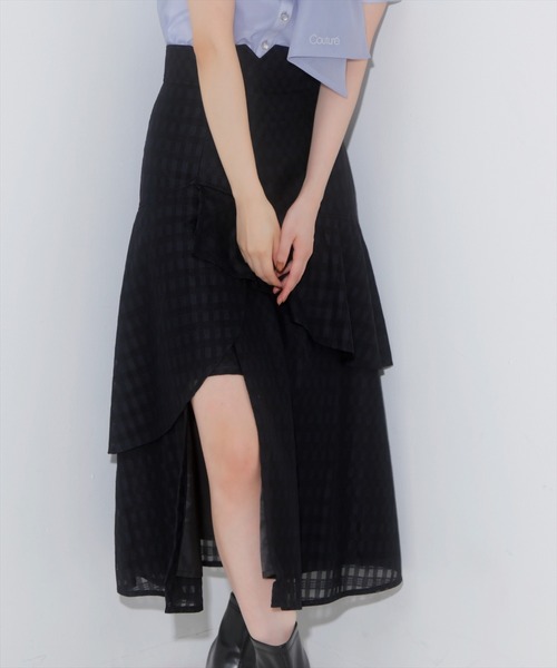 AND COUTURE（アンドクチュール）の「レースティアードスカート（スカート・レディース・ホワイト系その他/ブラック系その他・SMALL/MEDIUM）」の13枚目の写真