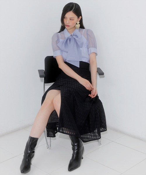 AND COUTURE（アンドクチュール）の「レースティアードスカート（スカート・レディース・ホワイト系その他/ブラック系その他・SMALL/MEDIUM）」の14枚目の写真