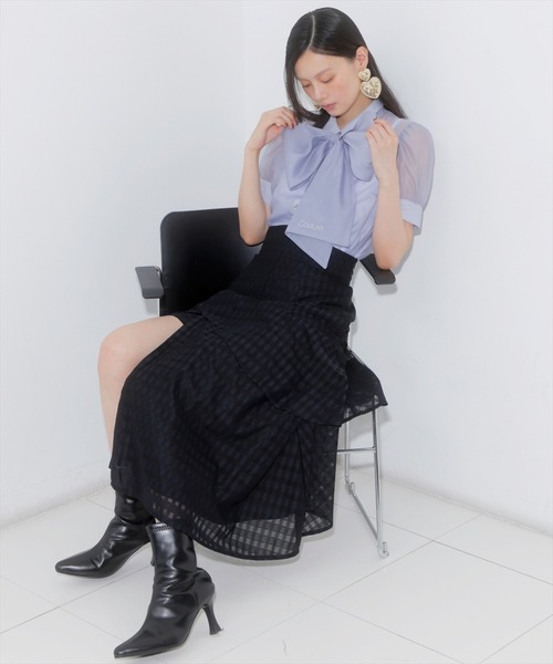 AND COUTURE（アンドクチュール）の「レースティアードスカート（スカート・レディース・ホワイト系その他/ブラック系その他・SMALL/MEDIUM）」の15枚目の写真