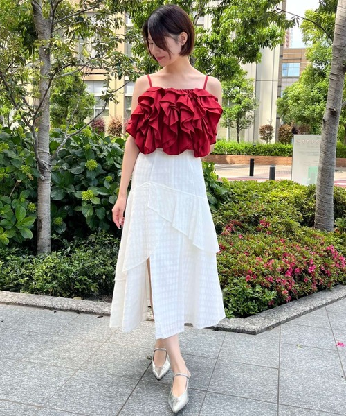 AND COUTURE(アンドクチュール)の「レースティアードスカート(スカート・レディース・ホワイト系その他/ブラック系その他・SMALL/MEDIUM)」の17枚目の写真