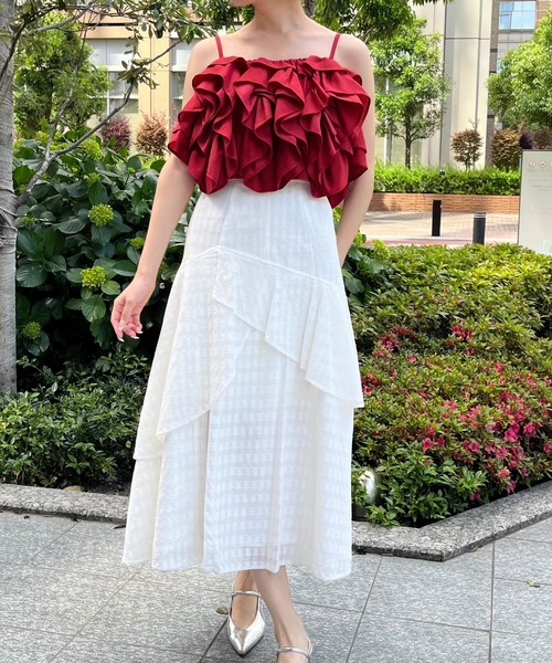 AND COUTURE(アンドクチュール)の「レースティアードスカート(スカート・レディース・ホワイト系その他/ブラック系その他・SMALL/MEDIUM)」の16枚目の写真