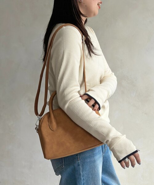 U.S. POLO ASSN.（ユーエスポロアッスン）の「【U.S. POLO ASSN. 】クルーネックリブロンT（Tシャツ/カットソー・レディース・ホワイト系その他/ブラック/アイボリー/グレー/ブラック系その他・FREE）」の20枚目の写真