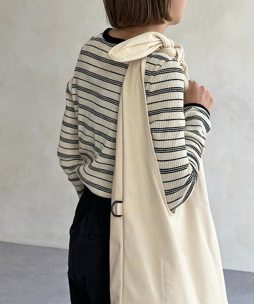 U.S. POLO ASSN.（ユーエスポロアッスン）の「【U.S. POLO ASSN. 】クルーネックリブロンT（Tシャツ/カットソー・レディース・ホワイト系その他/ブラック/アイボリー/グレー/ブラック系その他・FREE）」の13枚目の写真