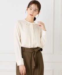 INED | ピンタックボウタイブラウス(シャツ/ブラウス)