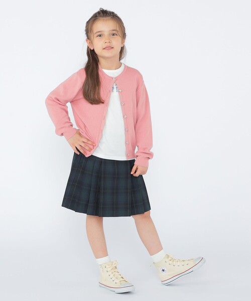 SHIPS（シップス）の「SHIPS KIDS:100～130cm / リバティ ニット カーディガン（カーディガン/ボレロ・キッズ・トップグレー/ブルー/ピンク・100/110/120/130）」の22枚目の写真