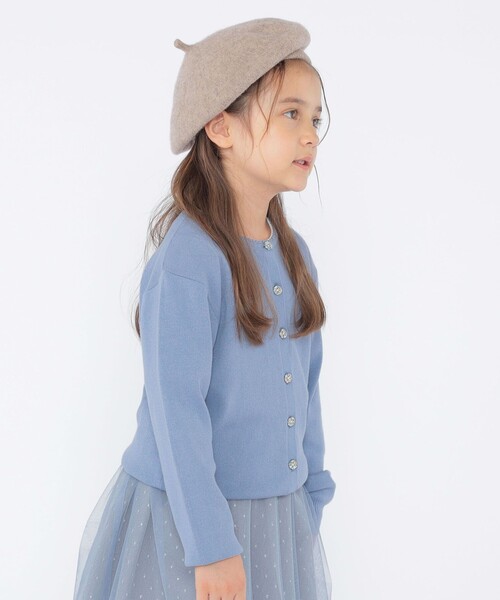 SHIPS（シップス）の「SHIPS KIDS:100～130cm / リバティ ニット カーディガン（カーディガン/ボレロ・キッズ・トップグレー/ブルー/ピンク・100/110/120/130）」の19枚目の写真