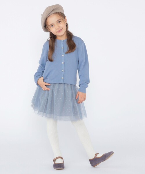 SHIPS（シップス）の「SHIPS KIDS:100～130cm / リバティ ニット カーディガン（カーディガン/ボレロ・キッズ・トップグレー/ブルー/ピンク・100/110/120/130）」の18枚目の写真
