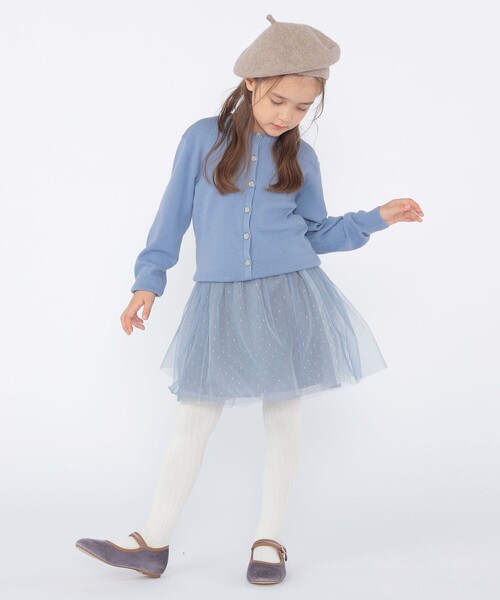 SHIPS（シップス）の「SHIPS KIDS:100～130cm / リバティ ニット カーディガン（カーディガン/ボレロ・キッズ・トップグレー/ブルー/ピンク・100/110/120/130）」の17枚目の写真