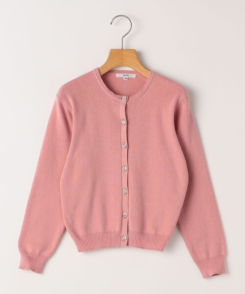 SHIPS（シップス）の「SHIPS KIDS:100～130cm / リバティ ニット カーディガン（カーディガン/ボレロ・キッズ・トップグレー/ブルー/ピンク・100/110/120/130）」の11枚目の写真
