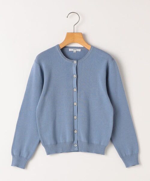 SHIPS（シップス）の「SHIPS KIDS:100～130cm / リバティ ニット カーディガン（カーディガン/ボレロ・キッズ・トップグレー/ブルー/ピンク・100/110/120/130）」の10枚目の写真