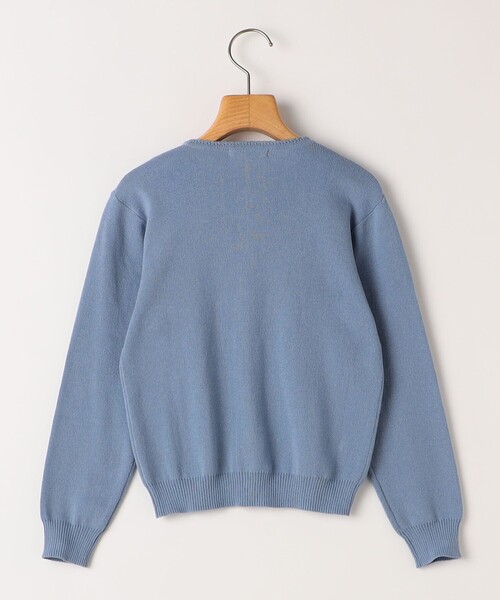 SHIPS（シップス）の「SHIPS KIDS:100～130cm / リバティ ニット カーディガン（カーディガン/ボレロ・キッズ・トップグレー/ブルー/ピンク・100/110/120/130）」の9枚目の写真