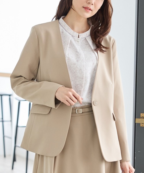 ストレッチ・マシンウォッシャブル・イージーケア】カラーレス