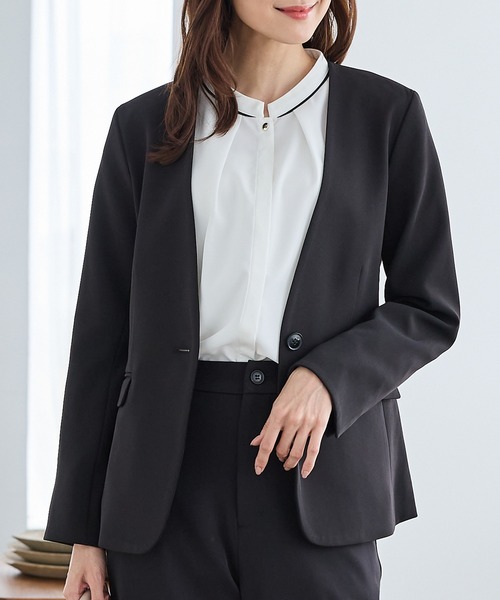 ストレッチ・マシンウォッシャブル・イージーケア】カラーレス