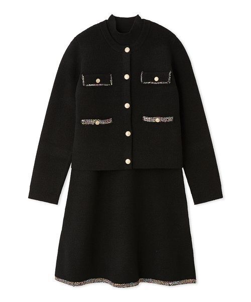 CELFORD（セルフォード）の「トリムミニニットワンピースセット