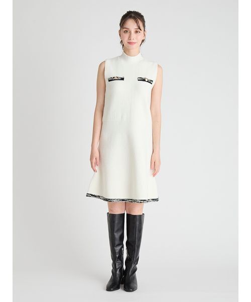 CELFORD（セルフォード）の「トリムミニニットワンピースセット