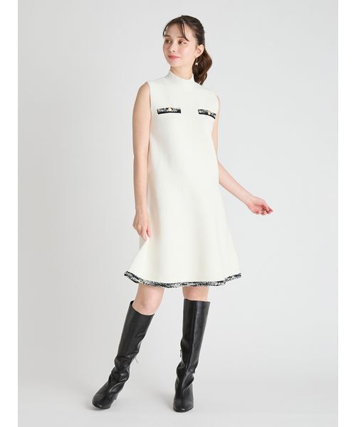 CELFORD（セルフォード）の「トリムミニニットワンピースセット