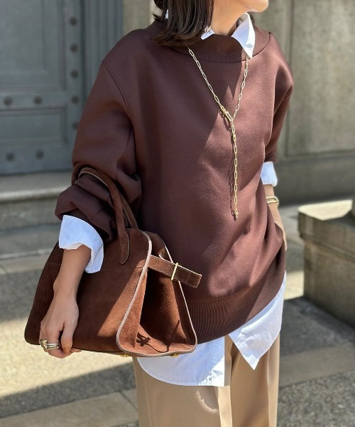 ドゥ アルシーヴ（Doux archives）/４ＷＡＹボンディングオフショルプルオーバー セール】【新色追加/もちもちシリーズ】4WAYボンディングオフショル