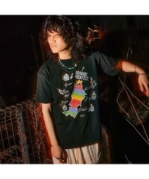 glamb グラム　半袖　カラフル アニマル ツギハギ  Tシャツ 新商品】glamb × ARABAKI ROCK FEST.22 火の鳥Tシャツ 販売開始