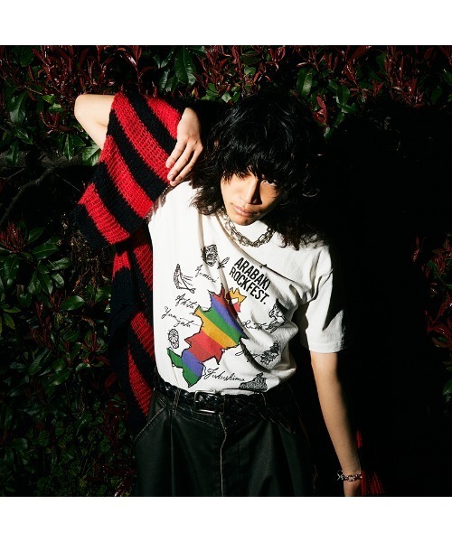 glamb（グラム）の「ARABAKI ROCK FEST.×glamb T-SHIRT（Tシャツ/カットソー・メンズ・ブラック/ホワイト・L/XL/M）」の3枚目の写真