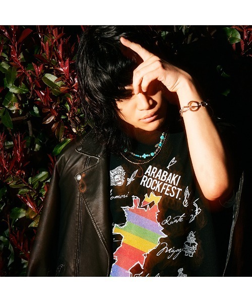 glamb（グラム）の「ARABAKI ROCK FEST.×glamb T-SHIRT（Tシャツ/カットソー・メンズ・ブラック/ホワイト・L/XL/M）」の8枚目の写真