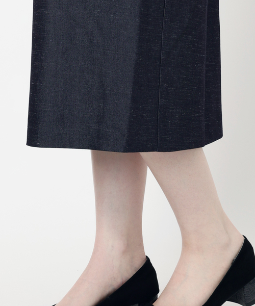 VERMEIL par iena(ヴェルメイユパーイエナ)の「Room no.8 BLACK ルームエイトブラック TRI/TWILL COMBI LACE DRE BR80-244-35690(ワンピース・レディース・ネイビー・FREE)」の17枚目の写真