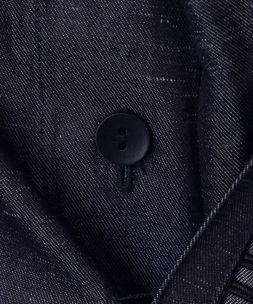 VERMEIL par iena(ヴェルメイユパーイエナ)の「Room no.8 BLACK ルームエイトブラック TRI/TWILL COMBI LACE DRE BR80-244-35690(ワンピース・レディース・ネイビー・FREE)」の19枚目の写真