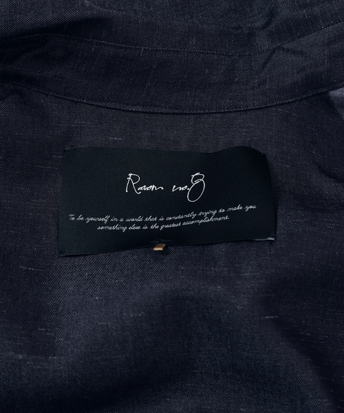 VERMEIL par iena(ヴェルメイユパーイエナ)の「Room no.8 BLACK ルームエイトブラック TRI/TWILL COMBI LACE DRE BR80-244-35690(ワンピース・レディース・ネイビー・FREE)」の20枚目の写真