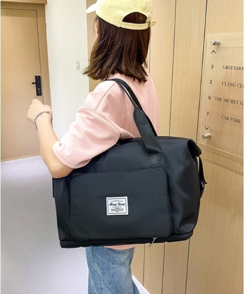 BACKYARD FAMILY(バックヤードファミリー)の「ボストンバッグ pmybosbag20(ボストンバッグ・レディース・ピンク系その他/ブラック/パープル/グレー/ブルー系その他/グリーン/ピンク/ワインレッド/ピンクベージュ・FREE)」の2枚目の写真