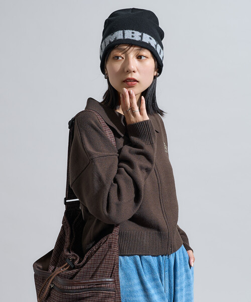 UMBRO × FREAK'S STORE/アンブロ 別注 ZIP KNIT / ポロニット ジップ
