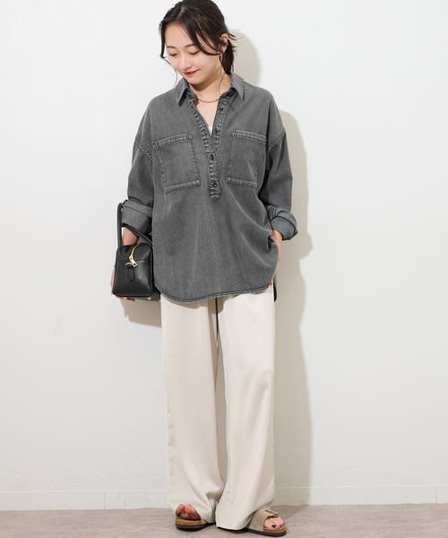 WEB限定再入荷！/ 新色》大人カジュアルに決まる。デニムプル