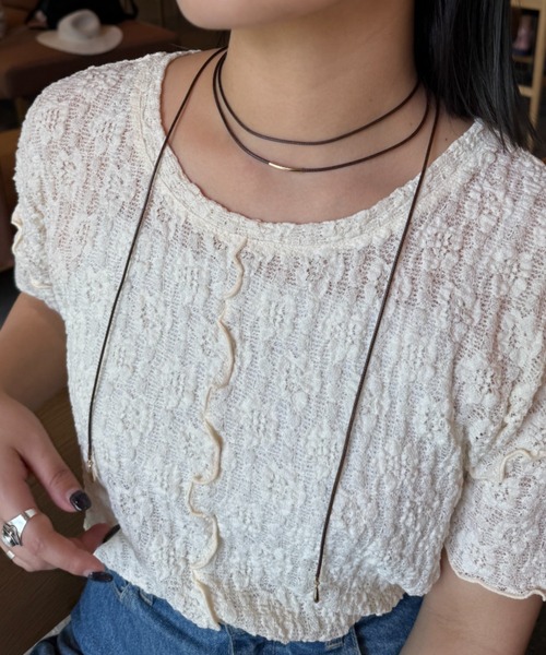 CIAOPANIC TYPY（チャオパニックティピー）の「lilマルチウェイコードネックレス（ネックレス・レディース・ゴールド/シルバー・ONE SIZE）」の2枚目の写真