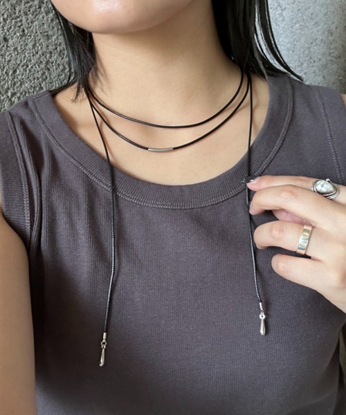 CIAOPANIC TYPY（チャオパニックティピー）の「lilマルチウェイコードネックレス（ネックレス・レディース・ゴールド/シルバー・ONE SIZE）」の3枚目の写真