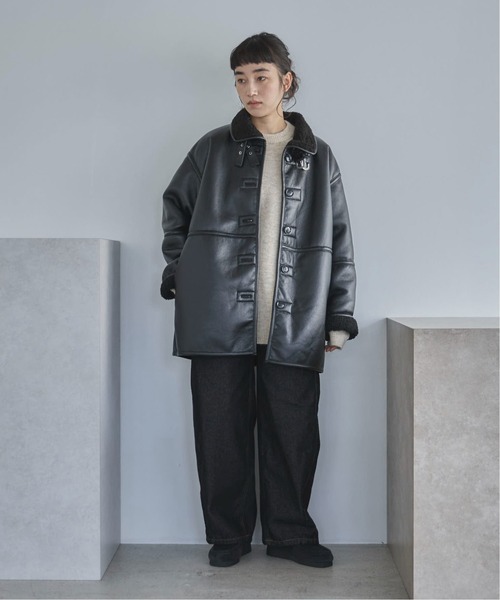 セール】フェイクムートンB-3フライトジャケット（ムートンコート