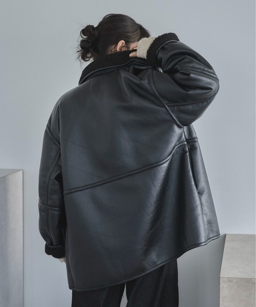 セール】フェイクムートンB-3フライトジャケット（ムートンコート