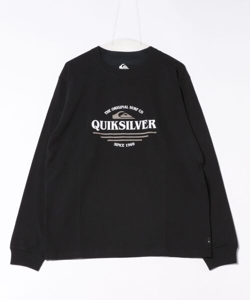 Quiksilver（クイックシルバー）の「TYPE LINE LT/クイックシルバー長袖ロンT（Tシャツ/カットソー・メンズ・ブラック/ホワイト/ブルー・LARGE/MEDIUM/X-LARGE）」の2枚目の写真