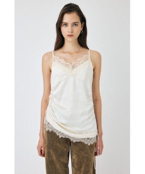 MOUSSY（マウジー）の「LACE TRIM キャミドレス（ワンピース）」 - WEAR