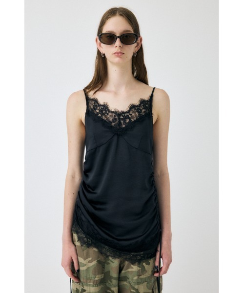 LACE TRIM キャミドレス MOUSSY（マウジー）の「LACE TRIM キャミドレス（ワンピース）」 - WEAR
