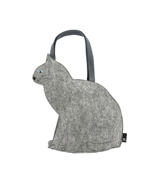 ROOTOTE(ルートート)の「ルートート/EU.デリ(親).オスワリネコ-B(トートバッグ・レディース・ブラウン/グレー/ブラック/ホワイト・FREE)」の3枚目の写真