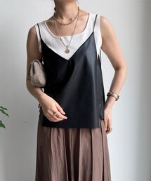ブラウス シャツ スリーブデザインフェイクレザーシャツ レディース 楽天市場】フェイクレザー（サイズ（S/M/L）M）（シャツ