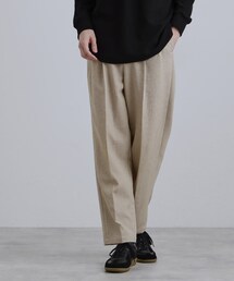 tk.TAKEO KIKUCHI（ティーケータケオキクチ）の「【セットアップ対応】テッククレープルーズテーパードパンツ（その他パンツ）」