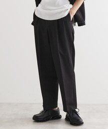 tk.TAKEO KIKUCHI（ティーケータケオキクチ）の「【セットアップ対応】テッククレープルーズテーパードパンツ（その他パンツ）」