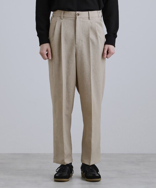 tk.TAKEO KIKUCHI（ティーケータケオキクチ）の「【セットアップ対応】テッククレープルーズテーパードパンツ（その他パンツ・メンズ・チャコールグレー/ブラック/ライトベージュ/ブラウン系その他・03/02/01）」の11枚目の写真