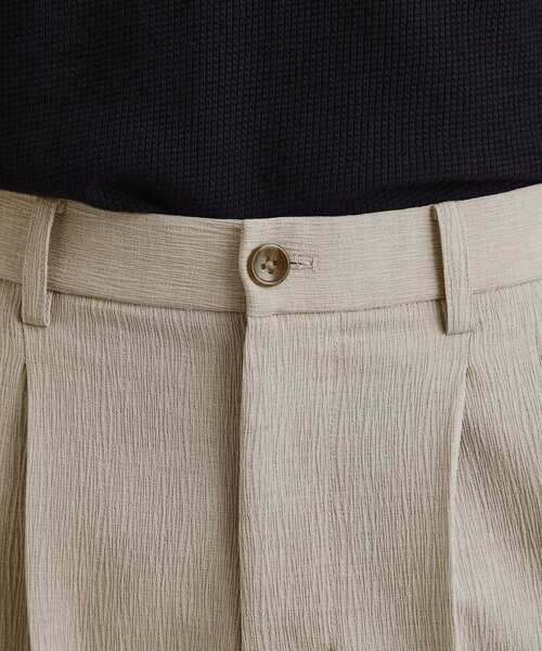 tk.TAKEO KIKUCHI（ティーケータケオキクチ）の「【セットアップ対応】テッククレープルーズテーパードパンツ（その他パンツ・メンズ・チャコールグレー/ブラック/ライトベージュ/ブラウン系その他・03/02/01）」の14枚目の写真