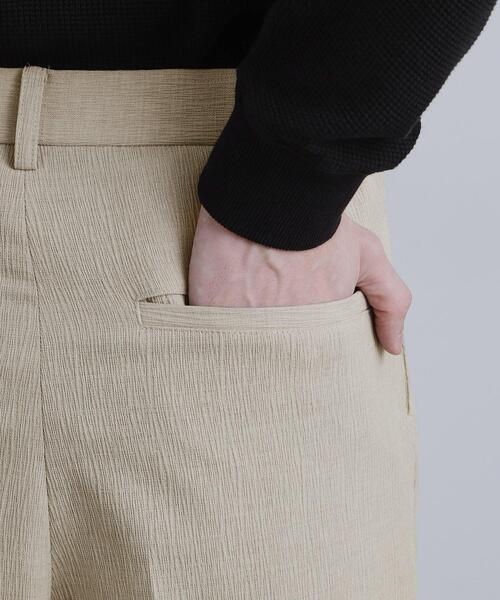 tk.TAKEO KIKUCHI（ティーケータケオキクチ）の「【セットアップ対応】テッククレープルーズテーパードパンツ（その他パンツ・メンズ・チャコールグレー/ブラック/ライトベージュ/ブラウン系その他・03/02/01）」の17枚目の写真