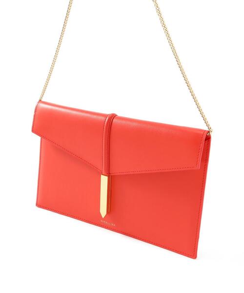 DEMELLIER LONDON(デメリエーロンドン)の「【DeMellier / デメリエー】Clutch Bag(ハンドバッグ・レディース・レッド/ブラック系その他・ONE SIZE)」の5枚目の写真